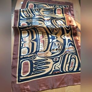 Clifton Fred native artwork scarf
